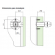 FECHADURA PARA ARMARIO VERTICAL 20MM R-0089871221