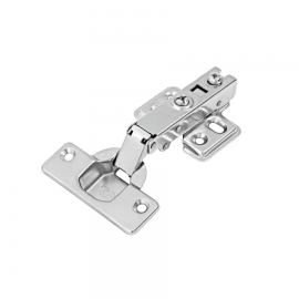 DOBRADIÇA RETA TN MS C/ AMORTECEDOR E CALÇO FIXO