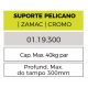 SUPORTE REGULAVEL 204 PELICANO CROMADO GDS 0119300