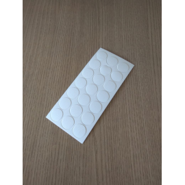 Cartela Tapa Furo Branco 18 mm REHAU - 427029001