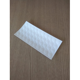 Cartela Tapa Furo Branco 12 mm REHAU - 427026001