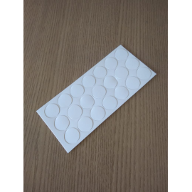 Cartela Tapa Furo Branco Diamante 18 mm REHAU - 427029013