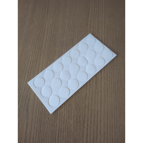 Cartela Tapa Furo Branco Diamante 18 mm REHAU - 427029013