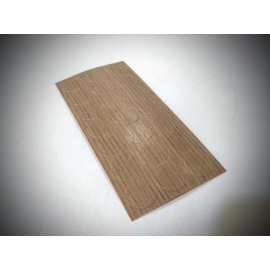 Cartela Tapa Furo Carvalho Avelã 18 mm REHAU - 427028040