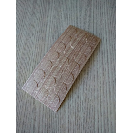 Cartela Tapa Furo Amêndola Rústica 18 mm REHAU - 427028113