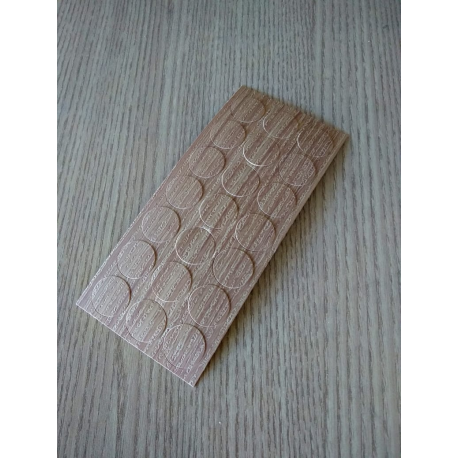 Cartela Tapa Furo Amêndola Rústica 18 mm REHAU - 427028113