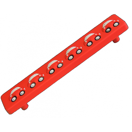 PUXADOR FUSCA VERMELHO PONTO IL 5500-045 PVC 14092