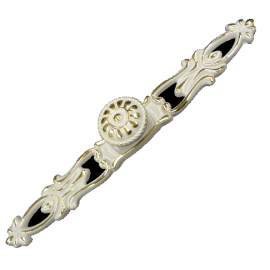 Puxador Provençal Bege 150 mm ZAMAK ITALYLINE 185 15146