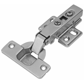 Dobradiça TN Inox Slide Slow Curva Completa SX08050