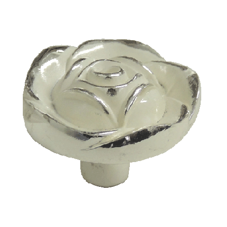 Puxador Provençal Botão Prata ZAMAK ITALYLINE 165
