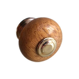 PUXADOR MADEIRA PNEU MEDIO MOGNO C/ VERNIZ 405-75