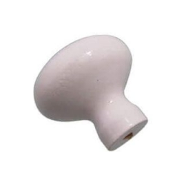 Puxador de Madeira Safira Pequeno Branco INDART