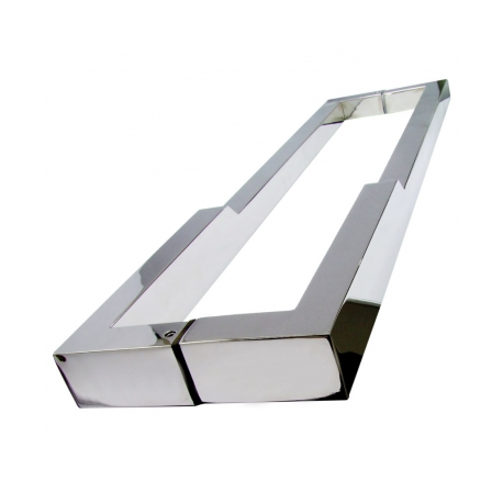 PUXADOR DUPLO REALE 400 MM INOX POL R-33892