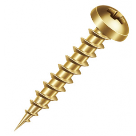 Caixa com 1000 Parafusos Chipboard Rosca Auto Cortante 3,5 x 14 mm CISER 39136401