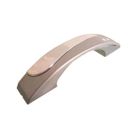 PUXADOR CAMBOJA 64 CROMADO/CINZA HAMBURGO 7292FP