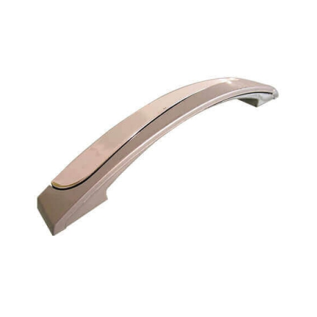 PUXADOR CAMBOJA 96 CROMADO/CINZA HAMBURGO 7292FM