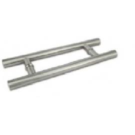 PUXADOR DUPLO MINERVA S 600 MM FURO 400MM INOX POL