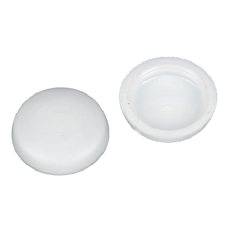 TAMPA CABEÇA PARAF 13MM BRANCO C/ 100 25310