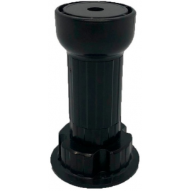 PE REGULAVEL 4 FUROS PRETO 100MM REF 20179