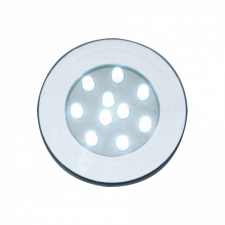 LUMINARIA RED 12500CRB CROMADA 10 LEDS FRIO