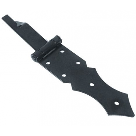 DOBRADIÇA LEME PORTAO CHUMBAR 25CM PRETA 627106