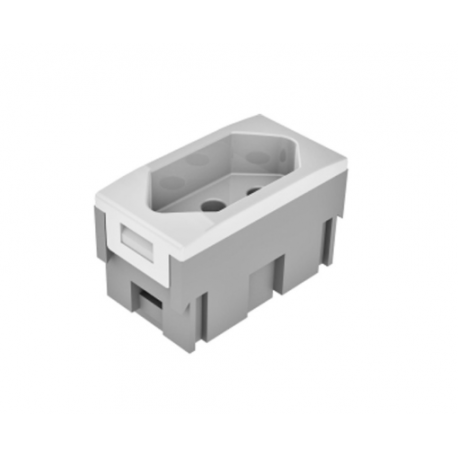 TOMADA 10A 3 PINOS BRANCA DX 99233.10