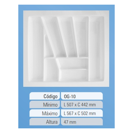 DIV DE TALHER DT 10 - 567X 502 MIN 507X442 BRANCA