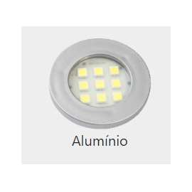 LUMINARIA RED 46MM ALUM 8LEDS 1.5W QUENTE E312A