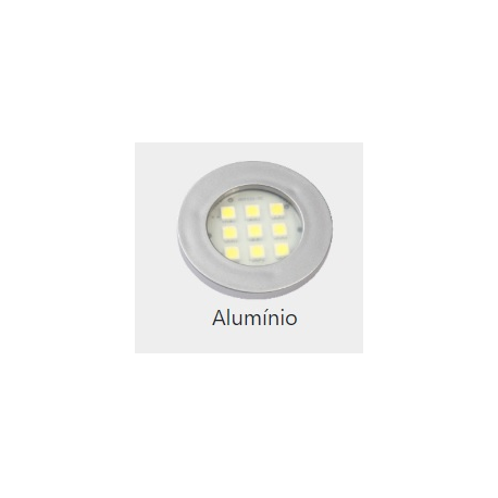 LUMINARIA RED 46MM ALUM 8LEDS 1.5W QUENTE E312A