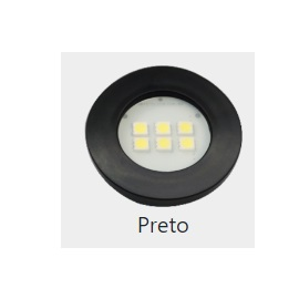LUMINARIA RETAN 40X46 PRETA 6LED QUENTE E310P