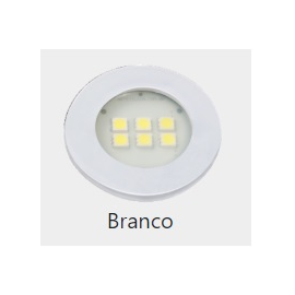 LUMINARIA RETANG 40X46 BRANCA 4LED FRIA E514B