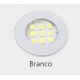 LUMINARIA REDONDA 46MM BRANCA 9LEDS QUENTE E311B