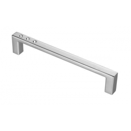 PUXADOR SIENA 096/3 CRYSTAL CROMADO SWAROVSKI