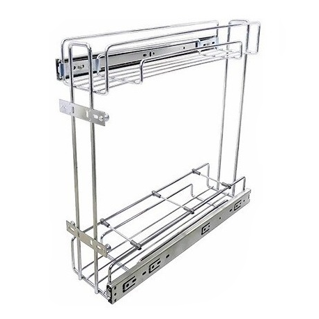 PORTA LATAS LATERAL R1 INOX - 115X425X 450MM 8654