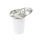 LIXEIRA DE EMBUTIR P/ GRANITO 5L INOX 8590