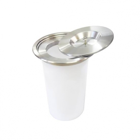 LIXEIRA DE EMBUTIR P/ GRANITO 5L INOX 8590