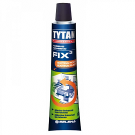 ADESIVO TYTAN FIX3 BEGE 60G BISNAGA CART 040018