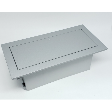 CAIXA FACILIT EMB 6 MODULOS ABS PRATA QM18601.00