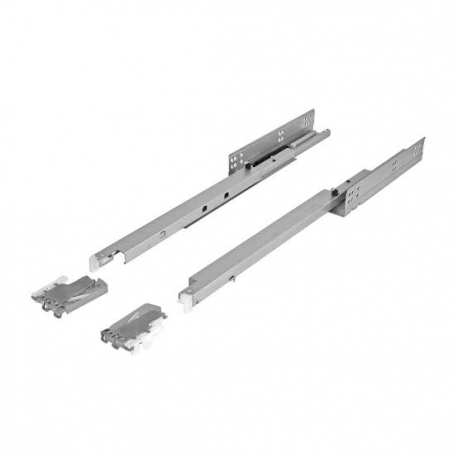 CORREDIÇA OCULTA C/ AMORTECEDOR 35KG EXTRAÇÃO TOTAL 45CM