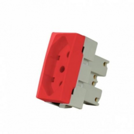 TOMADA 20A 3 PINOS VERMELHA DX 99231.20