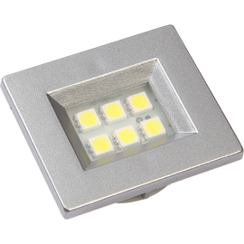 LUMINARIA RETAN 40X46 ALUM FOSCO 6LED FRIA E510A