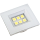 LUMINARIA RETAN 40X46 BRANCA 6LED FRIA E510B