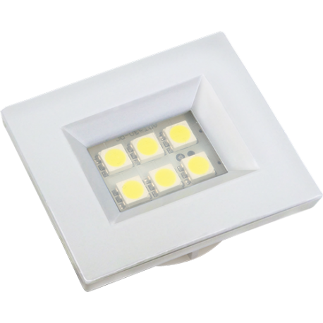 LUMINARIA RETAN 40X46 BRANCA 6LED FRIA E510B