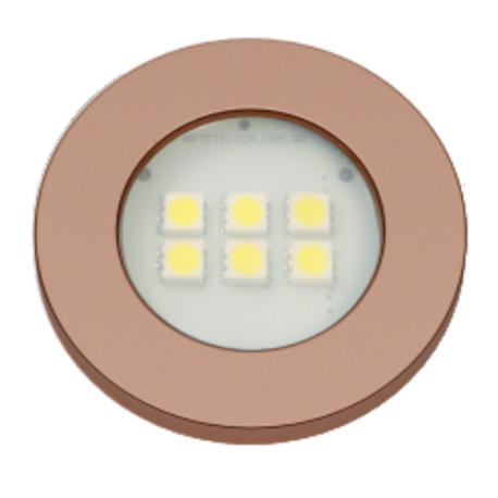 LUMINARIA RED 46MM ROSE G 6LEDS FRIA E515RG