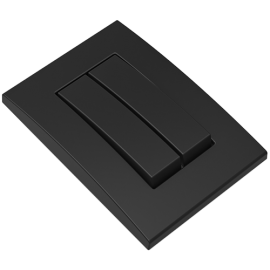 INTERRUPTOR DUPLO SIMPLES 10 AMPERES PRETO COMPLETO