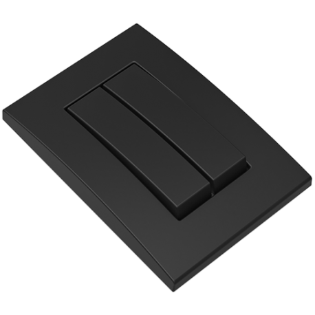 INTERRUPTOR DUPLO SIMPLES 10A PRETO C/ ESP N50.02P