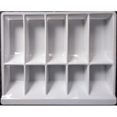 PORTA CÉDULAS E MOEDAS 400mm X 322mm BRANCA - PC06