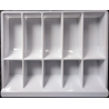 PORTA CÉDULAS E MOEDAS 400mm X 322mm BRANCA - PC06
