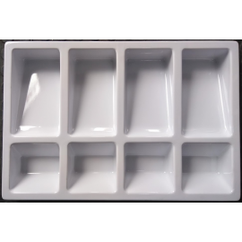 PORTA CÉDULAS E MOEDAS 385mm X 260mm BRANCA - PC02