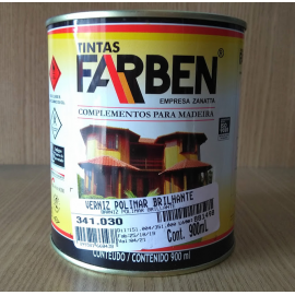 Verniz Polimar Brilhante Ambiente Externo 900ml - Farben 341.030